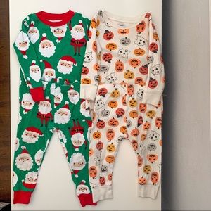 Halloween + Christmas Jammies bundle